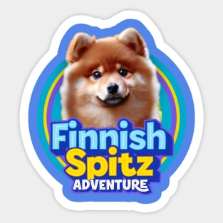 Finnish Spitz dog Sticker